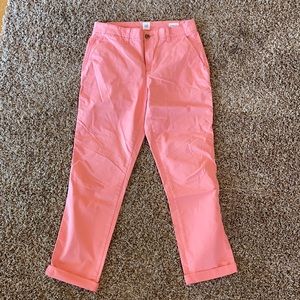 Gap girlfriend Chino peach pink color.